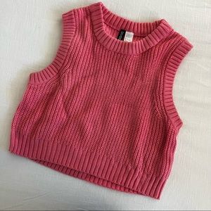 cropped sweater tank top from H&M